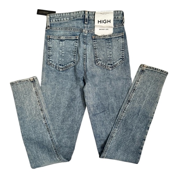 Rag & Bone Nina Skinny Leg Blue Jeans SZ 24 NWT - Picture 4 of 13